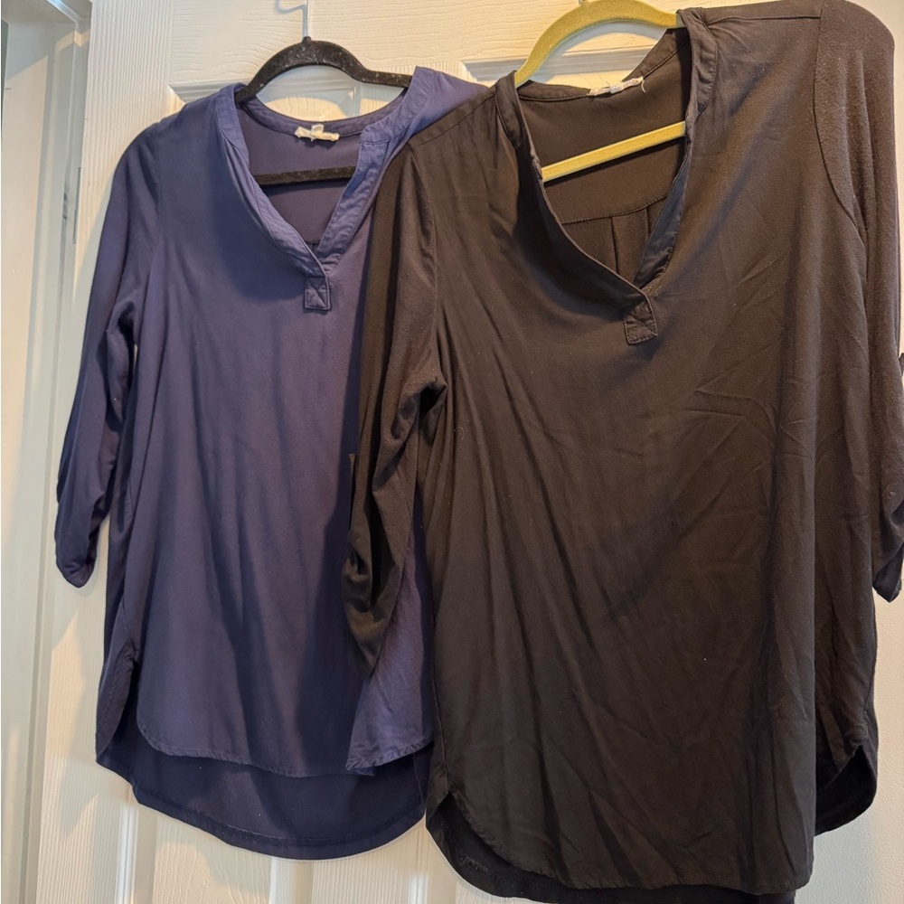 Lot of 2 PLEIONE tunic shirts